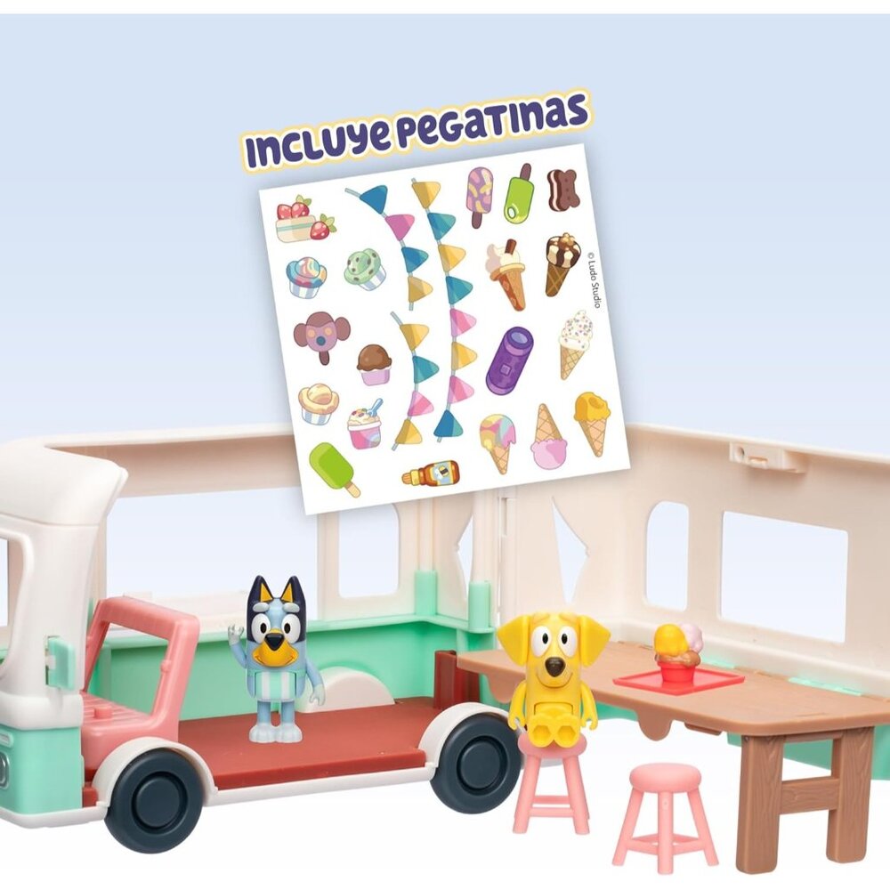 Bluey's Ice Cream Truck Transforming Playset - Picture 4 of 8